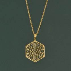 Mandala Brass Medallion...