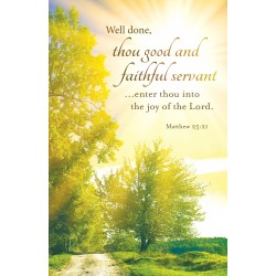 Bulletin-Well Done Thou...