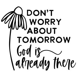 Vinyl Decal-Worry About...