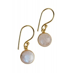 Moonstone Dew Drop Earrings