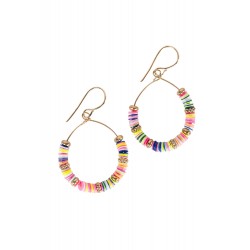 Sequins Hoop Earrings