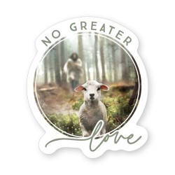 Sticker-Greater Love Lamb...