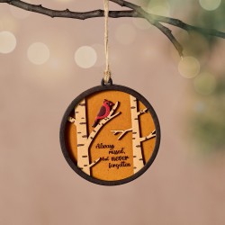 Here With Us Cardinal Ornament