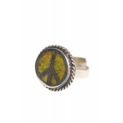 Peruvian Peace Sign Ring