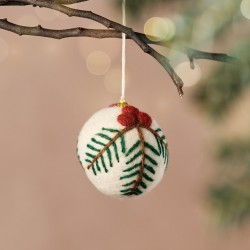 Utsava Wool Holly Ball...