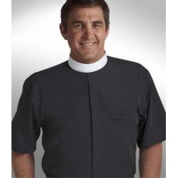 Clerical Shirt-Short Sleeve...