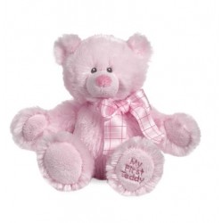 Plush-My First Teddy-Pink (8")