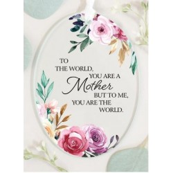 Ornament-Oval-Mother (4" x 4")