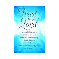 Bulletin-Trust In The Lord...