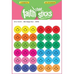 Sticker-Mini Happy Face (6...