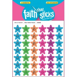 Sticker-Star Smile Faces (6...