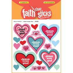 Sticker-Jesus Loves You (6...